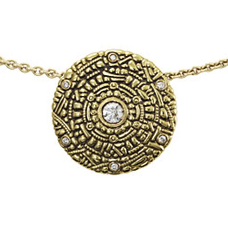 Spiritual Necklaces-Alex Sepkus Shield Pendant Necklace - M-4519