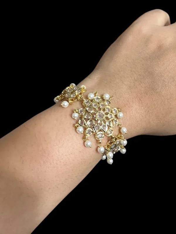 Personalized Birthstone Bracelets for Women-Amal hyderabadi bracelet in pearls    ( READY TO SHIP )