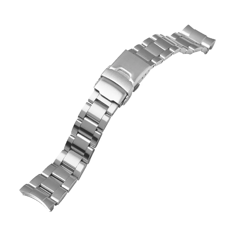 Simple Crystal Bracelets for Women-NMK926/935 Nautilus Watch Bracelet: Oyster Brushed Finish