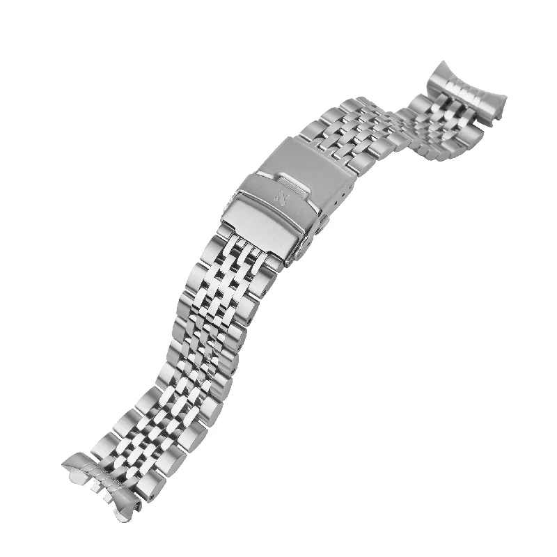 High-quality Beaded Bracelets-SKX/SRPD Watch Bracelet: Beads of Rice Brushed/Polished Finish