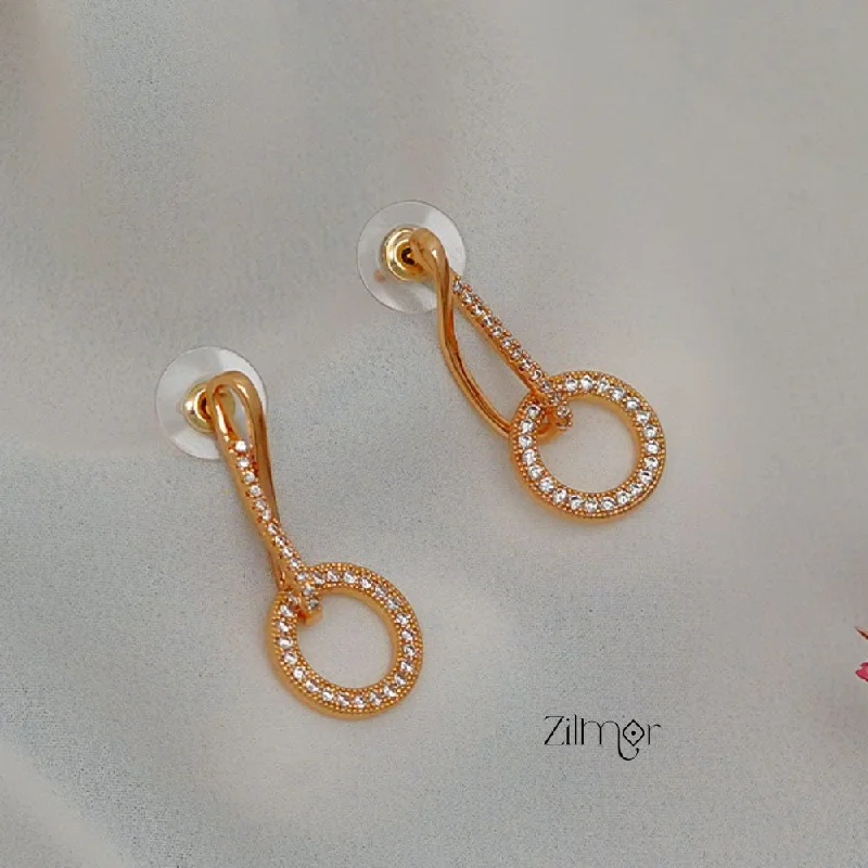 Elegant Drop Earrings-ZN1011505 - AD Stone  Earrings (color option)