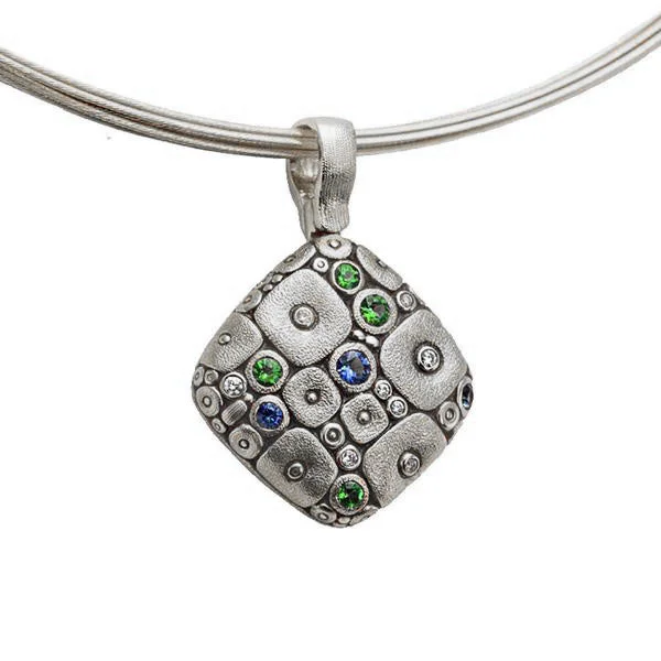 Designer Necklaces-Alex Sepkus Soft Mosaic Pendant Necklace - M-46PS