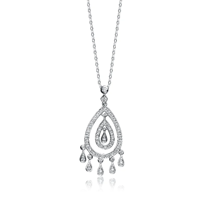 One-Of-A-Kind Necklaces-Antoinette Droplet Pendant Necklace