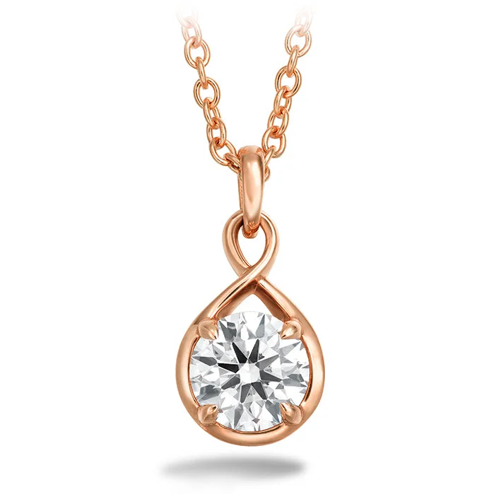 Energy Necklaces-Hearts On Fire Optima Drop Diamond Pendant Necklace